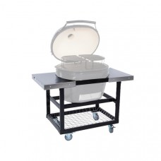 Металлический стол-тележка со столешницами для Primo Oval 400 XL и 300 FAMILY